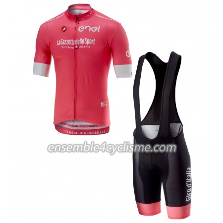 Tenue Maillot Rose + Cuissard à Bretelles 2018 Tour d'Italie